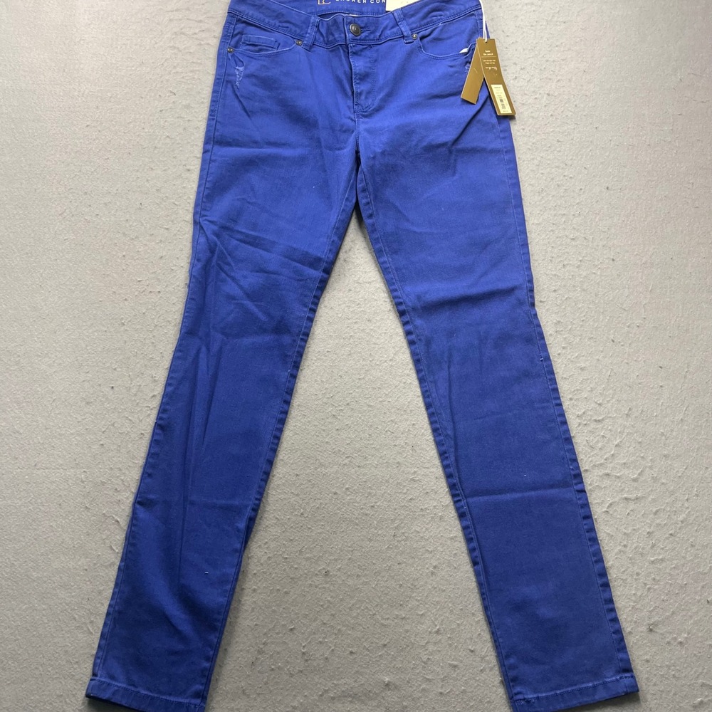 LC Lauren Conrad Kate The Pencil Jeans Womens 8 Blue‎ Skinny Denim LC42306 NEW